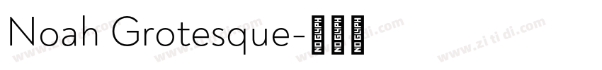 Noah Grotesque字体转换